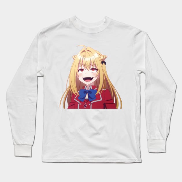 Terakomari Gandesblood (Hikikomari Kyuuketsuki no Monmon) Fan Club Long Sleeve T-Shirt by Kamishirts